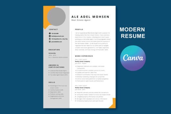 Download Modern Resume Template with Photo, 2025 - Resume template with photo Collection