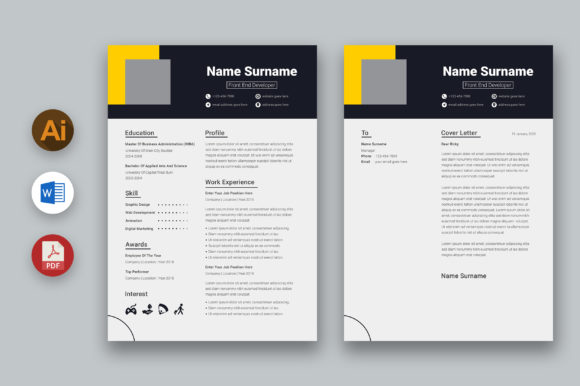 Download MS Word Resume and Cover Letter Template - Resume and cover letter template Collection