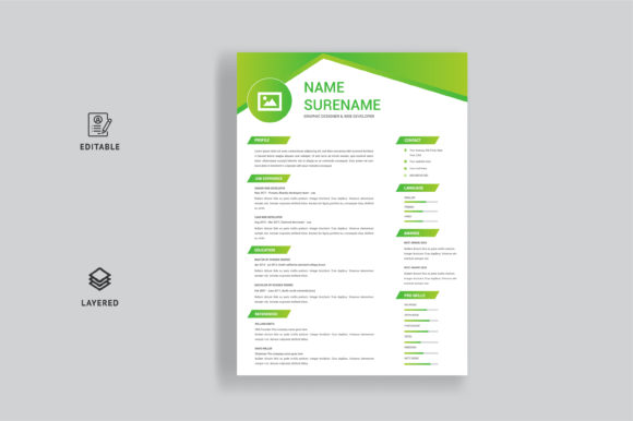 Download Professional Style Resume CV Template - Cv template Collection